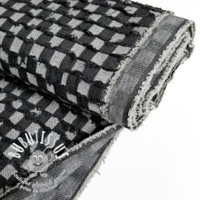 JEANS Check Jacquard BLACK