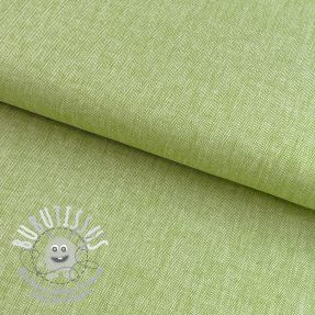 Tissu mélange lin et cotton Fishbone lime