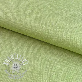 Tissu mélange lin et cotton Fishbone lime