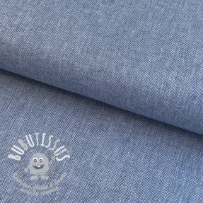 Tissu mélange lin et cotton Fishbone light jeans