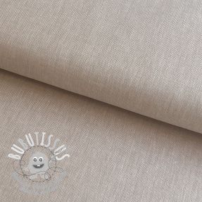 Tissu mélange lin et cotton Fishbone natural