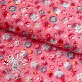 Tissu coton Queen B digital print