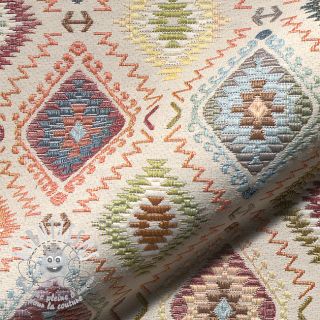 Tissu déco GOBELIN PREMIUM Indian Kelim Tapestry