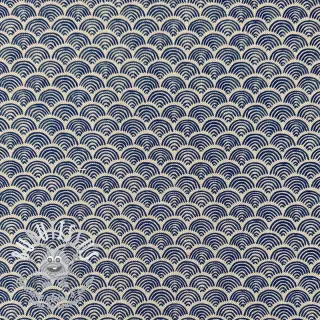 Tissu déco Linenlook Little Wave Scale