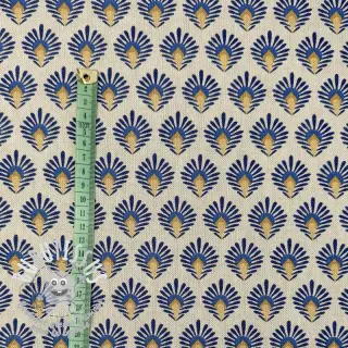 Tissu déco Linenlook Graphic Peacock