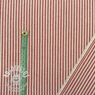 Tissu déco Simone rouge