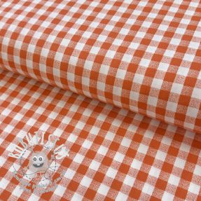 Tissu coton Brigitte orange