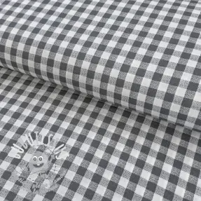 Tissu coton Brigitte gris