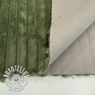 Tissu velours cotelé HANNIBAL kaki