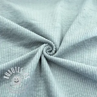 Tissu velours cotelé 6W WASHED STRETCH seafoam green