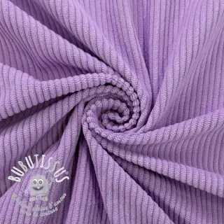 Tissu velours cotelé 6W COTTON TOUCH lilac