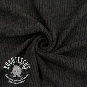 Tissu velours cotelé 6W COTTON TOUCH black