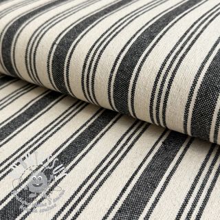 Tissu déco Eugene noir