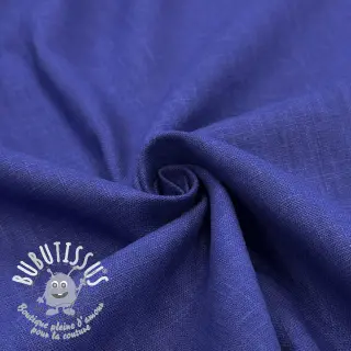 Lin lavé sapphire blue