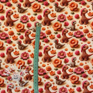 Jersey 3D Knitted Cuties design B digital print