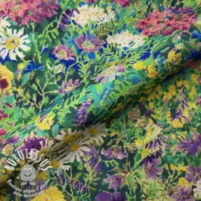 Tissu déco premium Spring Flower Garden digital print