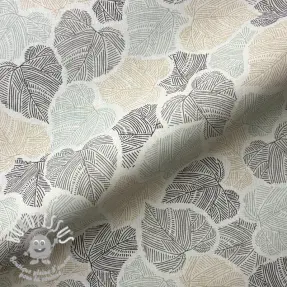 Tissu déco premium Botanic Heart Leaf