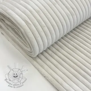 Tissu velours cotelé HANNIBAL ecru