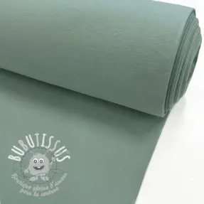 Bord-côte lisse PREMIUM old green