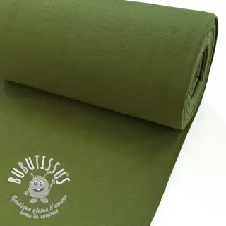 Bord-côte lisse PREMIUM moss green