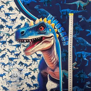 Jersey Dino Allover PANEL digital print