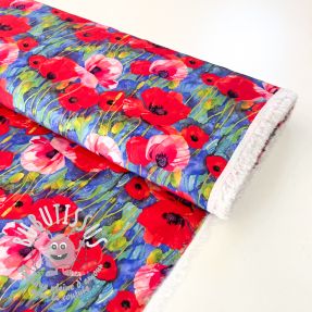 Viscose RADIANCE Poppies digital print