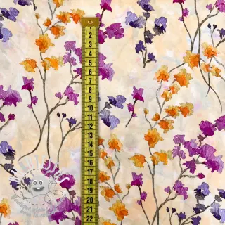 Viscose RADIANCE Ephora flowers digital print