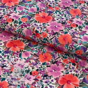 Tissu coton Expession flowers digital print