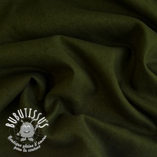 Lin lavé 170 g army green
