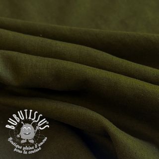 Lin lavé 170 g army green