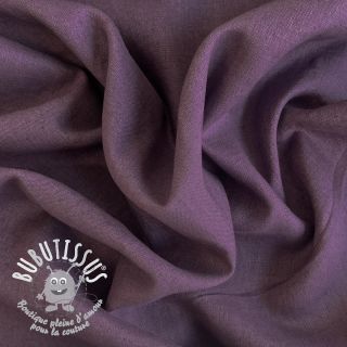 Lin lavé 170 g aubergine