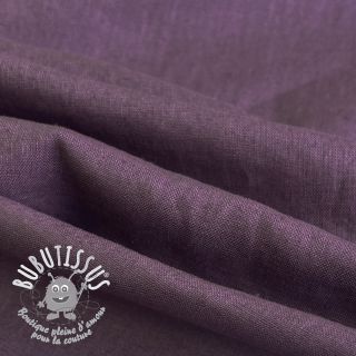 Lin lavé 170 g aubergine