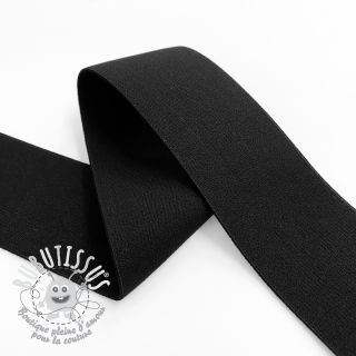 Élastique lisse 4 cm black