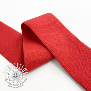 Élastique lisse 4 cm red