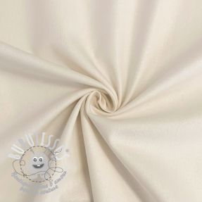 Tissu Popeline de coton ecru
