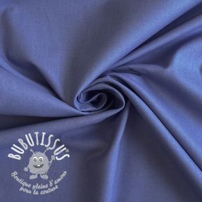 Tissu Popeline de coton dark blue lavender