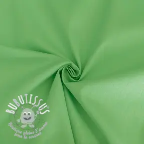 Tissu Popeline de coton neon green