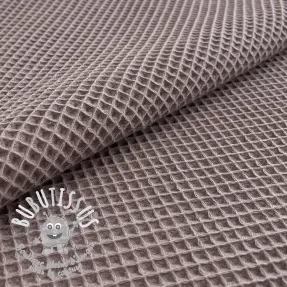 Tissu nid d’abeille taupe