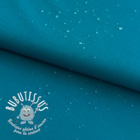 Tissu imperméable cyan