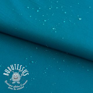 Tissu imperméable cyan
