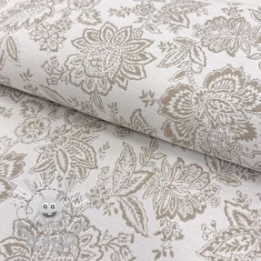 Tissu déco jacquard Jacobean lin