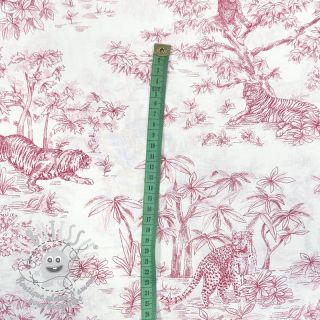 Tissu coton Acajou rouge PERCALE