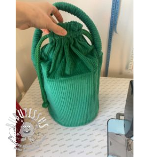 Tissu velours cotelé emerald