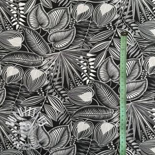 Viscose Hevea noir