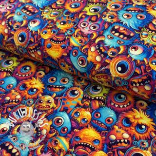 Jersey Funny faces design A digital print