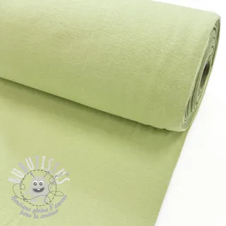 Bord-côte lisse PREMIUM lime cream