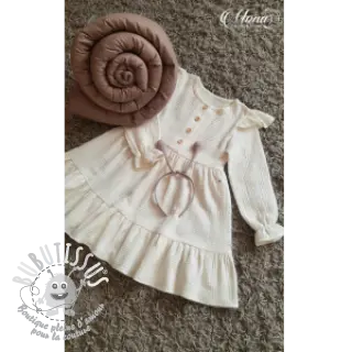 Tissu Popeline de coton taupe