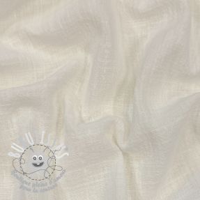 Tissu coton SLUB WASHED off white