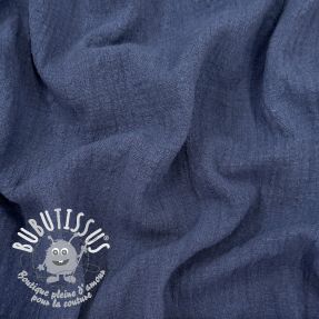 Tissu coton SLUB WASHED jeans