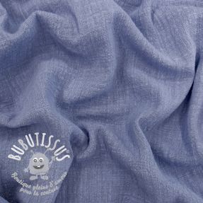 Tissu coton SLUB WASHED orchid